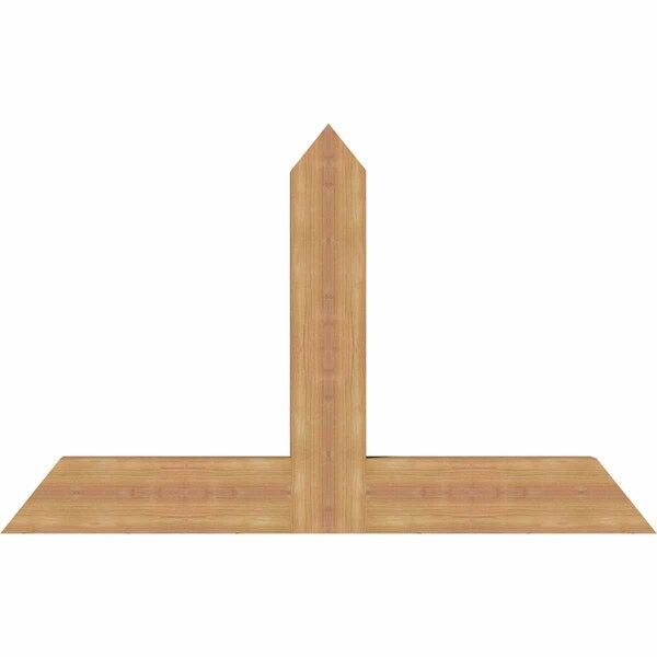 Ekena Millwork Portland Timber Gable Bracket, Western Red Cedar, 48"W x 30"H x 3 1/2"D x 5 1/2"F, 15/12 Pitch GBW048X30X0406POR00SWR - main